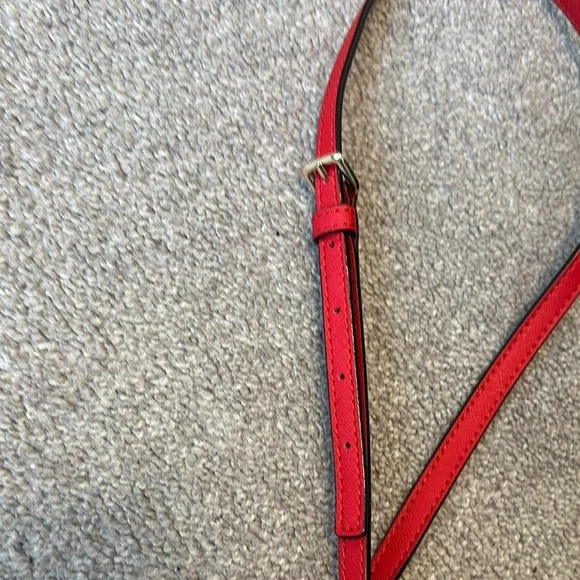 Kate Spade Red Crossbody Bag with Gold Accents - Picture 5 of 5